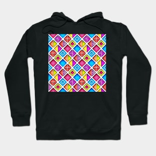 Colorful 3d Geometric Pattern, Crazy Design Hoodie